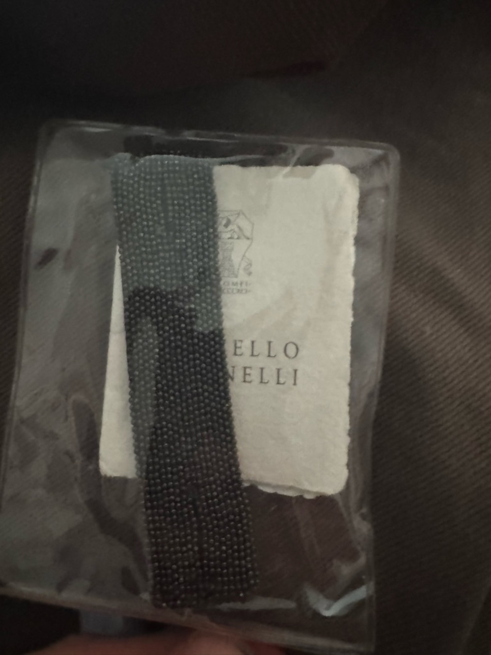 Brunello Cucinelli Black collar connector